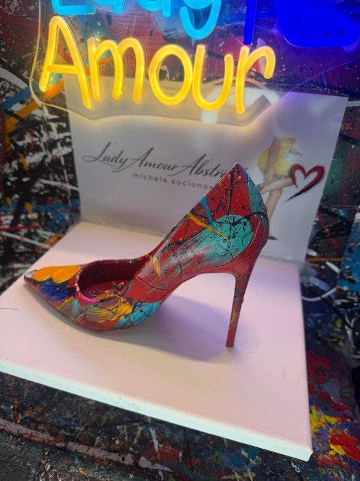 michele socionovo - Lady Amour Abstrait, Antiquités & Art, Art | Objets design