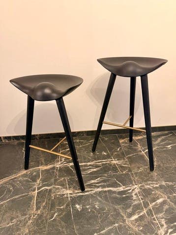 By Lassen Copenhagen - Kruk (2) - Hout - 2 designkrukken