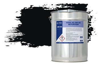 Wixx AQ 200 HD Betonverf RAL 9005 | Gitzwart 5L, Verzenden, Nieuw