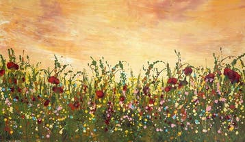 Irina Morisch - Summer memories - xxl original floral