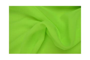 15 meter chiffon stof - limoen groen, Verzenden