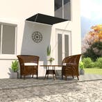 vidaXL Luifel uittrekbaar 100x150 cm antraciet, Verzenden