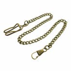 Fako - Zakhorloge Ketting - 35cm - Bronskleurig, Verzenden, Nieuw