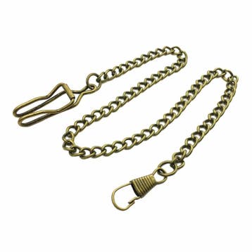 Fako - Zakhorloge Ketting - 35cm - Bronskleurig, Handtassen en Accessoires, Horloges | Heren, Verzenden, Nieuw