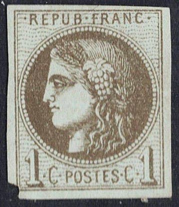 France 1870/1870 - Collection avancée CERES de Bordeaux, Gestempeld