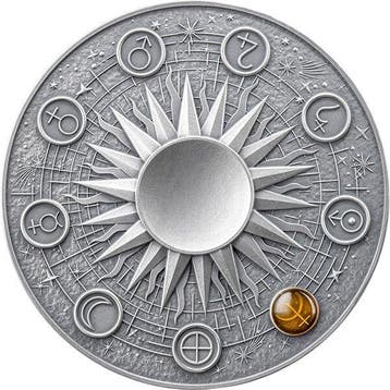 Ghana. 10 Cedis 2025 Neptune - Solar System 2 oz Antique