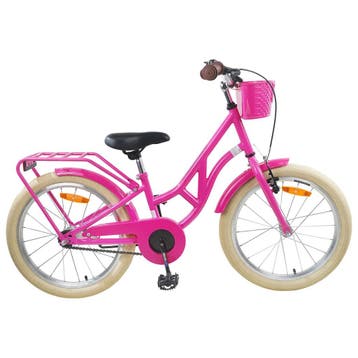 vidaXL Kinderfiets 20 Inch voor 6-11 jaar oud Donkerroze, Verzenden, Nieuw