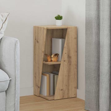 vidaXL Zijplank 33 x 32 x 70,5 cm Bewerkt hout Artisan Eiken, Verzenden, Nieuw