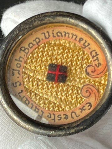 Reliekhouder - Legering - 1850-1900 - Jean-Marie Vianney, Antiek en Kunst