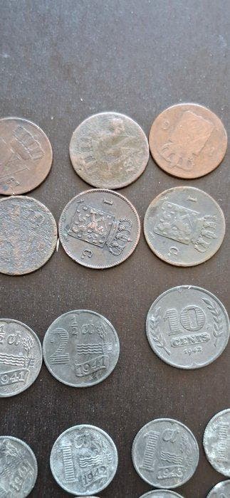 Pays-Bas. Centén Eind 1800 Begin 1900, 21 stuks (Sans prix