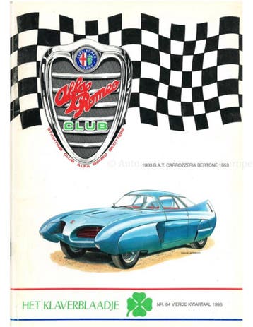 1998 ALFA ROMEO CLUB HET KLAVERBLAADJE 84 NEDERLANDS, Ophalen of Verzenden, Nieuw