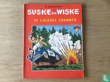 Suske en Wiske - De zingende zwammen - 1960, Boeken, Eén stripboek, Verzenden, Gelezen, Vandersteen, Willy.