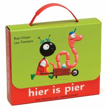 Hier is Pier! Een koffer vol leesplezier 9789025746292, Boeken, Verzenden, Zo goed als nieuw, Rian Visser