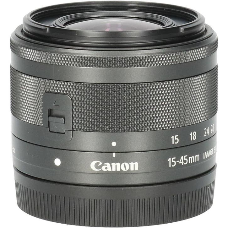 Canon EF-M 15-45mm f/3.5-6.3 IS STM - Zwart CM7257, Audio, Tv en Foto, Foto | Lenzen en Objectieven, Overige typen, Gebruikt, Zoom