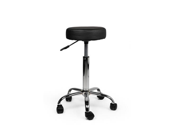 Tabouret Zwart - Standaard Zithoogte, Maison & Meubles, Tabourets