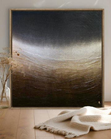 Oscar Bruno - “ Horizonte de Ébano N1 “, Antiquités & Art