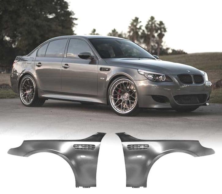 KIT DE 2 AILES AVANT BMW E60 E61 LOOK M5, Autos : Pièces & Accessoires, Carrosserie & Tôlerie, Envoi