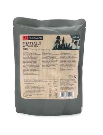 Gehaktballetjes met Pasta - 24 Hour Meals, Verzenden