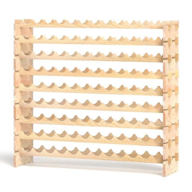 2dekans | coast houten wijnrek - voor 108 flessen - 120 x 29, Huis en Inrichting, Woonaccessoires | Wijnrekken, Ophalen of Verzenden