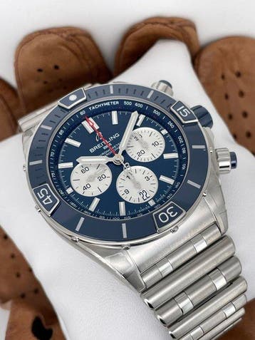 Breitling - Chronomat B01 44 - AB0136161C1A1 - Homme - 2025, Bijoux, Sacs & Beauté