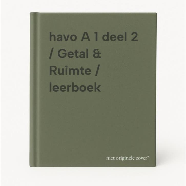 havo A 1 deel 2 / Getal & Ruimte / leerboek 9789001064761, Boeken, Wetenschap, Gelezen, Verzenden