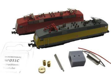 micromotor nf031C N ombouwset voor Fleischmann BR 120, Overige merken, Gelijkstroom, Verzenden, Overige typen