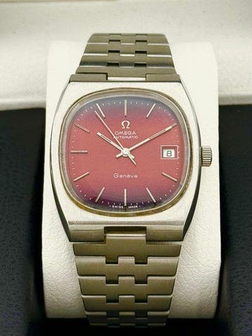 Omega - Zonder minimumprijs - Automatic Burgundy Vintage, Nieuw