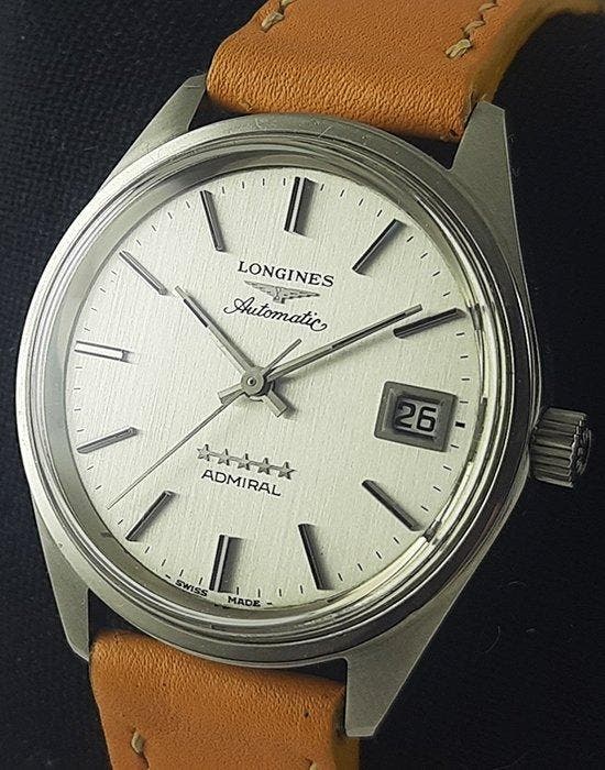 Longines - Automatic Admiral Five Star Dress Watch - Zonder, Bijoux, Sacs & Beauté, Montres | Anciennes | Antiquités