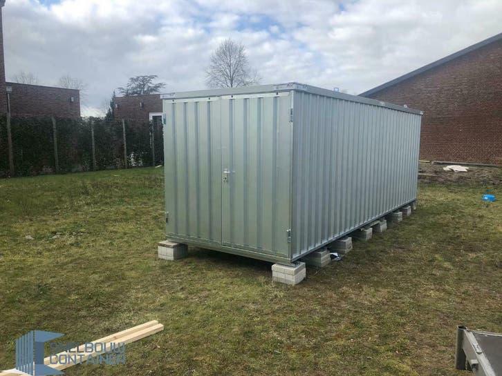 Demontabele voorraadcontainer van merk BOS 6x2M, Doe-het-zelf en Bouw, Overige Doe-Het-Zelf en Bouw, Nieuw