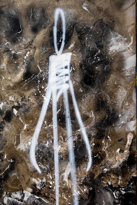 RAM - Absolute Beginners - White, Antiek en Kunst, Kunst | Schilderijen | Modern