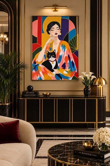 Lucía Laurent - XL - La dama del kimono, Antiek en Kunst