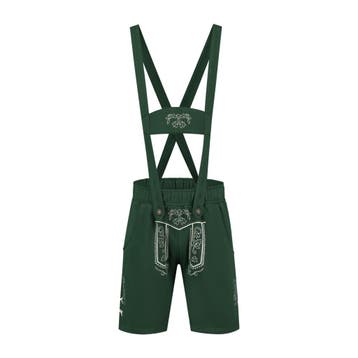 Trachtenhosen mit Aufdruck, grün, Verzenden, Nieuw