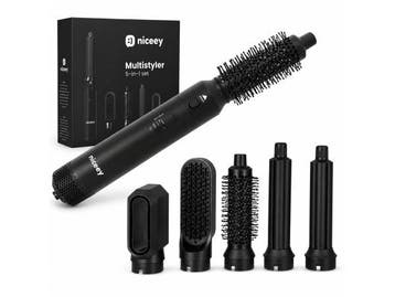 Veiling - Multistyler, Föhnborstel En Krultang Set 5 in 1, Nieuw