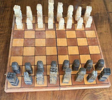 Schaakspel - Hout