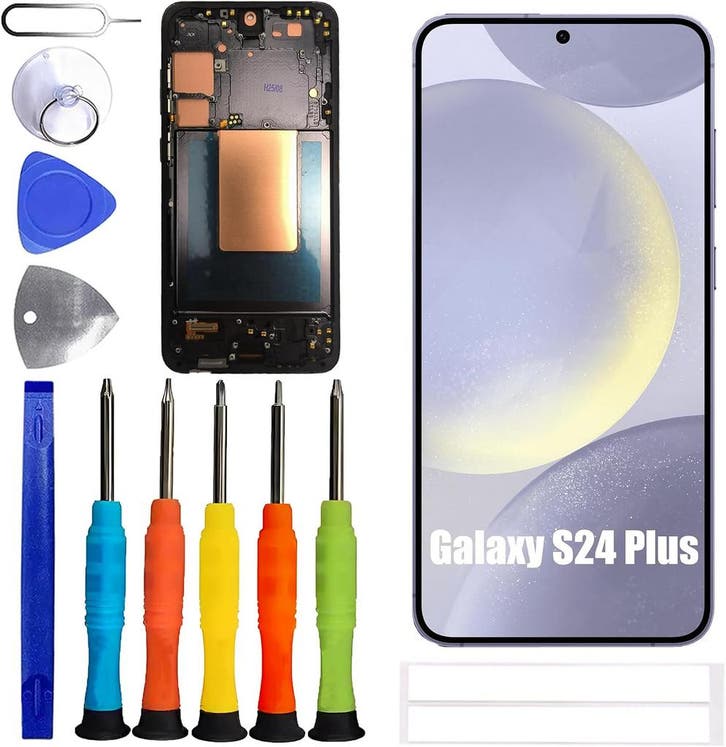 Samsung S24+ LCD+Frame | Retour Deal | 36% Korting, Télécoms, Téléphonie mobile | Accessoires & Pièces, Envoi
