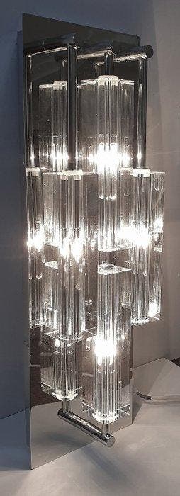 Wofi Leuchten - Lampe murale - Cristal, Chrome, Antiquités & Art, Antiquités | Éclairage