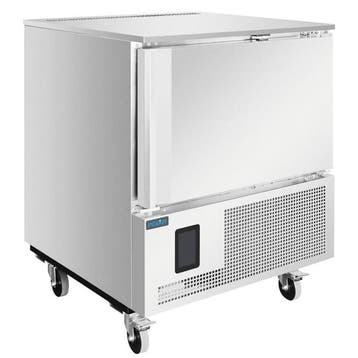 Blastchiller | 5 Niveaus (1/1 GN) | Max. 18kg (Koelen) /, Verzenden, Nieuw in verpakking
