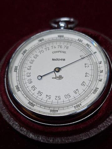 Pocket altimeter/barometer - Metaal - Pocket Barometer Lufft