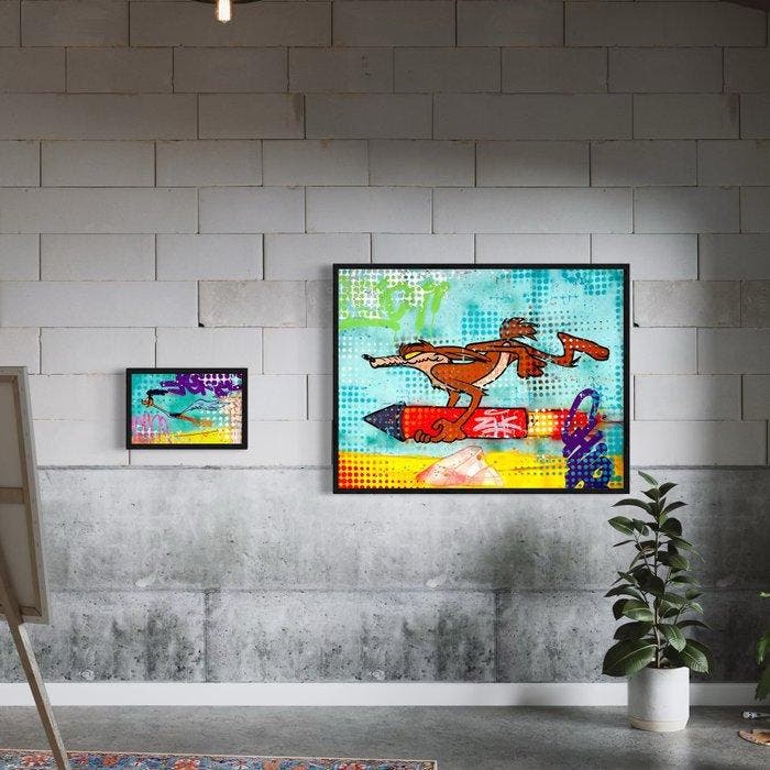 Moabit - Wile E. Coyote and the Roadrunner X No Time To, Antiek en Kunst, Kunst | Designobjecten
