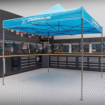 Datona Paddock tent voor race- en crossmotoren - 300 x 300, Motoren, Ophalen of Verzenden, Nieuw