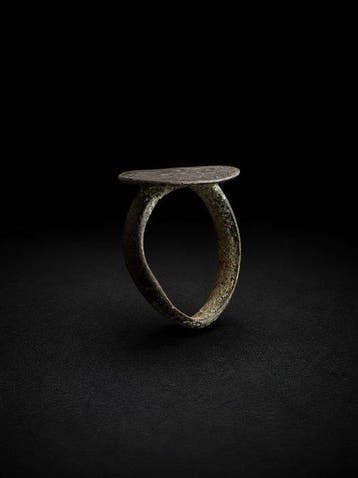 Oud-Romeins, Keizerrijk Brons Ring - 2e tot 4e eeuw n.Chr.