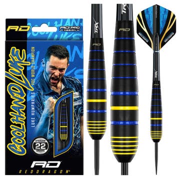 Red Dragon Luke Humphries Brass Darts 22 gram (Dart Pijlen), Ophalen of Verzenden, Nieuw, Pijlen