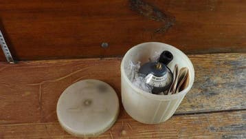 Soviet A-49 draagbare inductie-anemometer – complete set