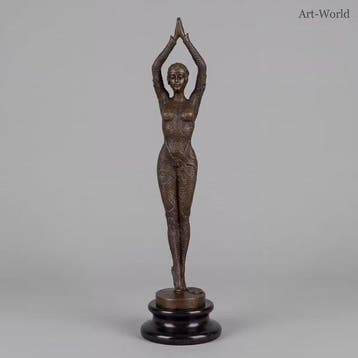 Beeld, Exclusief bronzen sculptuur. “Starfish” - 29 cm -, Antiek en Kunst