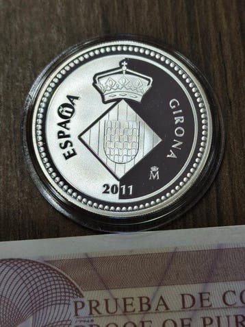 Espagne. 5 Euro 2011 Girona (Sans prix de réserve)