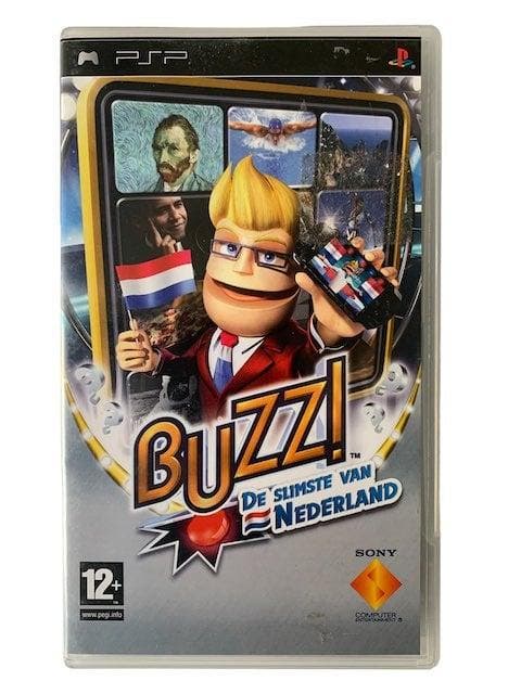 Buzz! De Slimste Van Nederland (PSP) (TWEEDEHANDS), Games en Spelcomputers, Games | Sony PlayStation Portable, Verzenden