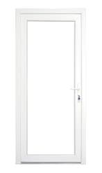 PVC Deur volledig glas Premium b98xh215 cm wit L, 80 tot 100 cm, 215 cm of meer, Nieuw, Ophalen of Verzenden