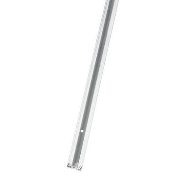 SLV 1-Fase spanningsrail 230 Volt opbouw wit 3 meter, Verzenden, Nieuw, Metaal