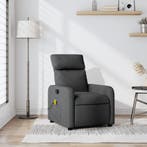 vidaXL Massagestoel Donkergrijze Stof, Maison & Meubles, Fauteuils, Verzenden