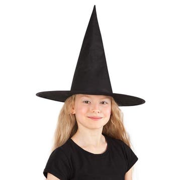 Halloween Heksenhoed Zwart Kind, Verzenden, Nieuw